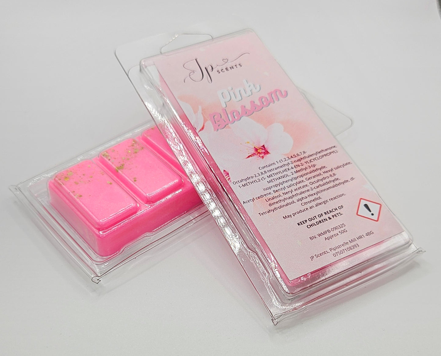 Pink Blossom Highly Fragranced 50g Wax Melt Snap Bar