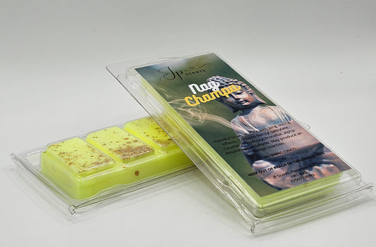 Nag Champa wax melt – exotic home fragrance with vanilla, tonka, patchouli, and musk