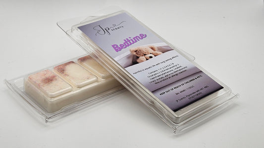 "A calming wax melt infused with floral notes of muguet, violet, and magnolia, resting on a warm base of sandalwood and sweet vanilla. Part of the Wellness Collection, certified for fragrance benefits.