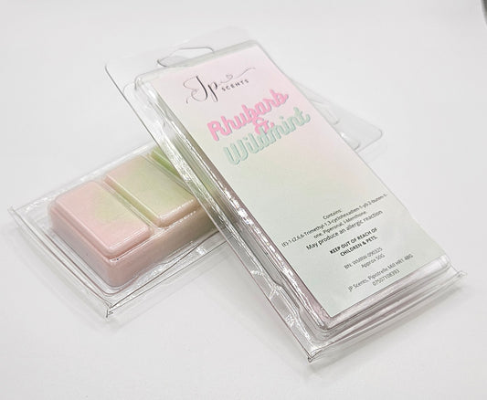 Rhubarb & Wild Mint Wax Melt 50g Snap Bar