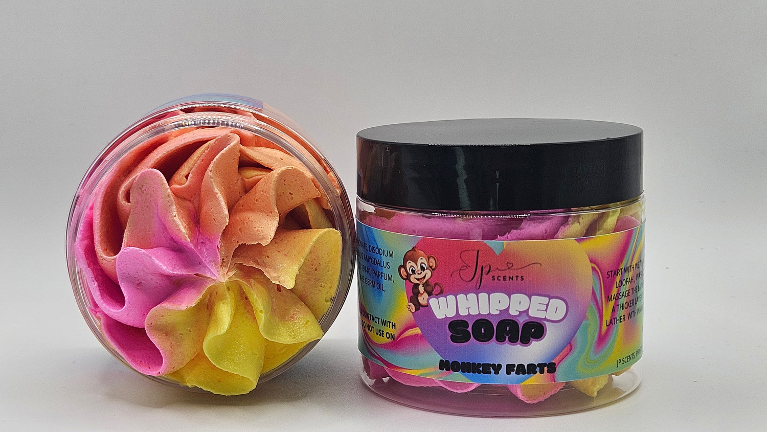 Monkey Farts Fragranced Luxury Whipped Soap 120g
